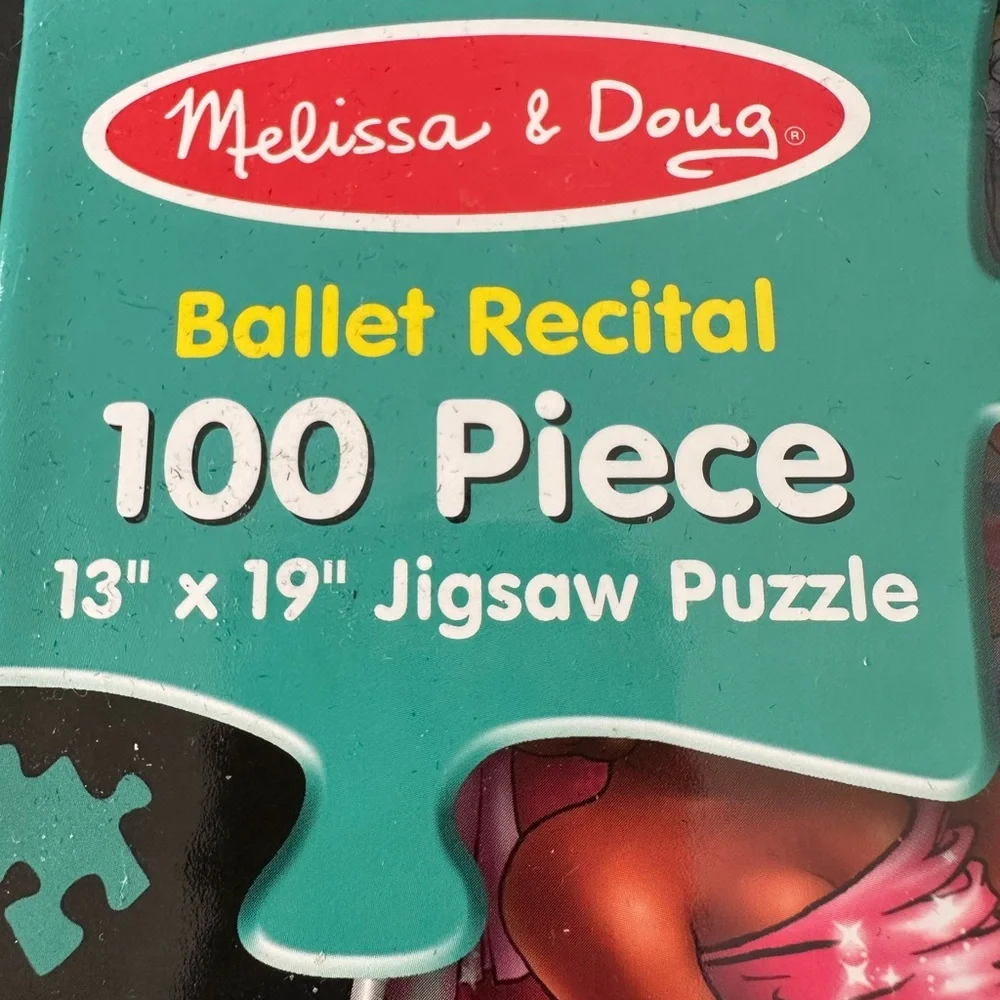 Melissa & Doug Ballet Recital Puzzle with Pink and Teal
